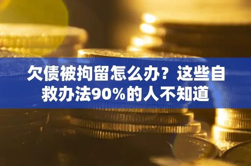北京欠债被拘留怎么办？这些自救办法90%的人不知道